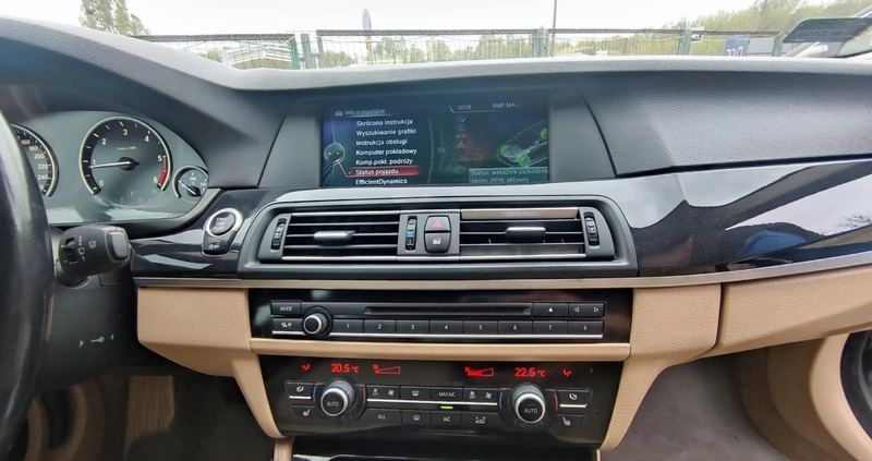 BMW Seria 5 cena 48750 przebieg: 253300, rok produkcji 2013 z Warszawa małe 154
